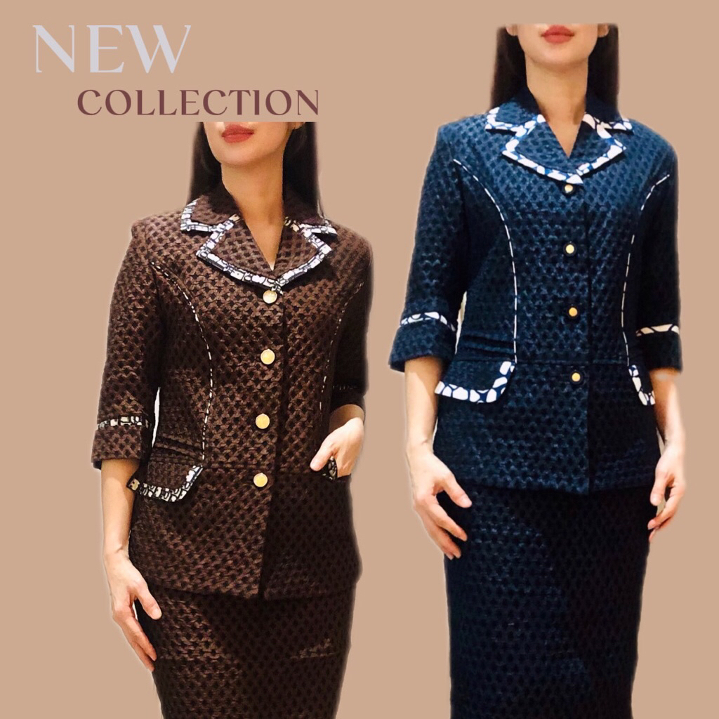 Setelan blazer wanita sisters premium. one set blazer wanita dengan rok. set blazer rok wanita. Set 