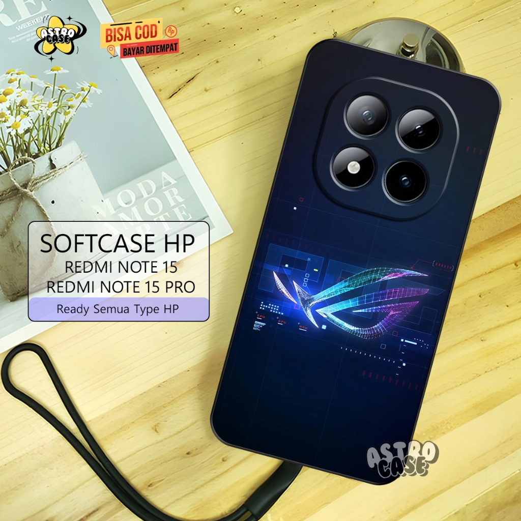 Case Handphone Redmi Note 1515 PRO Terbaru | Mika Handphone Aksesoris Handphone Bahan Silicon Full K