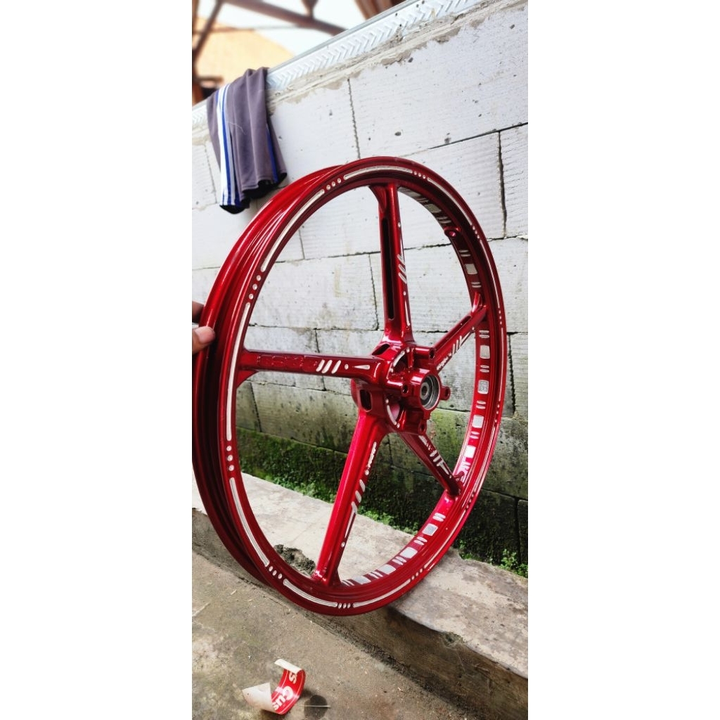 VELG RCB SP 500 CUSTOM  BUBUT  SLOT MILING  UKURAN 120 RING 17