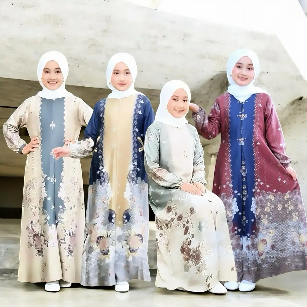 Gamis Kids Medina Silk Premium | Gamis Anak Medina Silk Premium