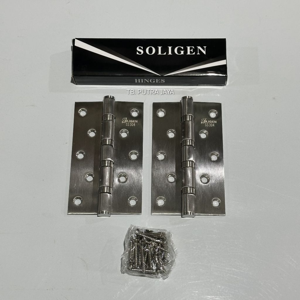 Engsel Pintu Jendela Soligen 5" Inch Stainless Steel SS304 Original Berkualitas