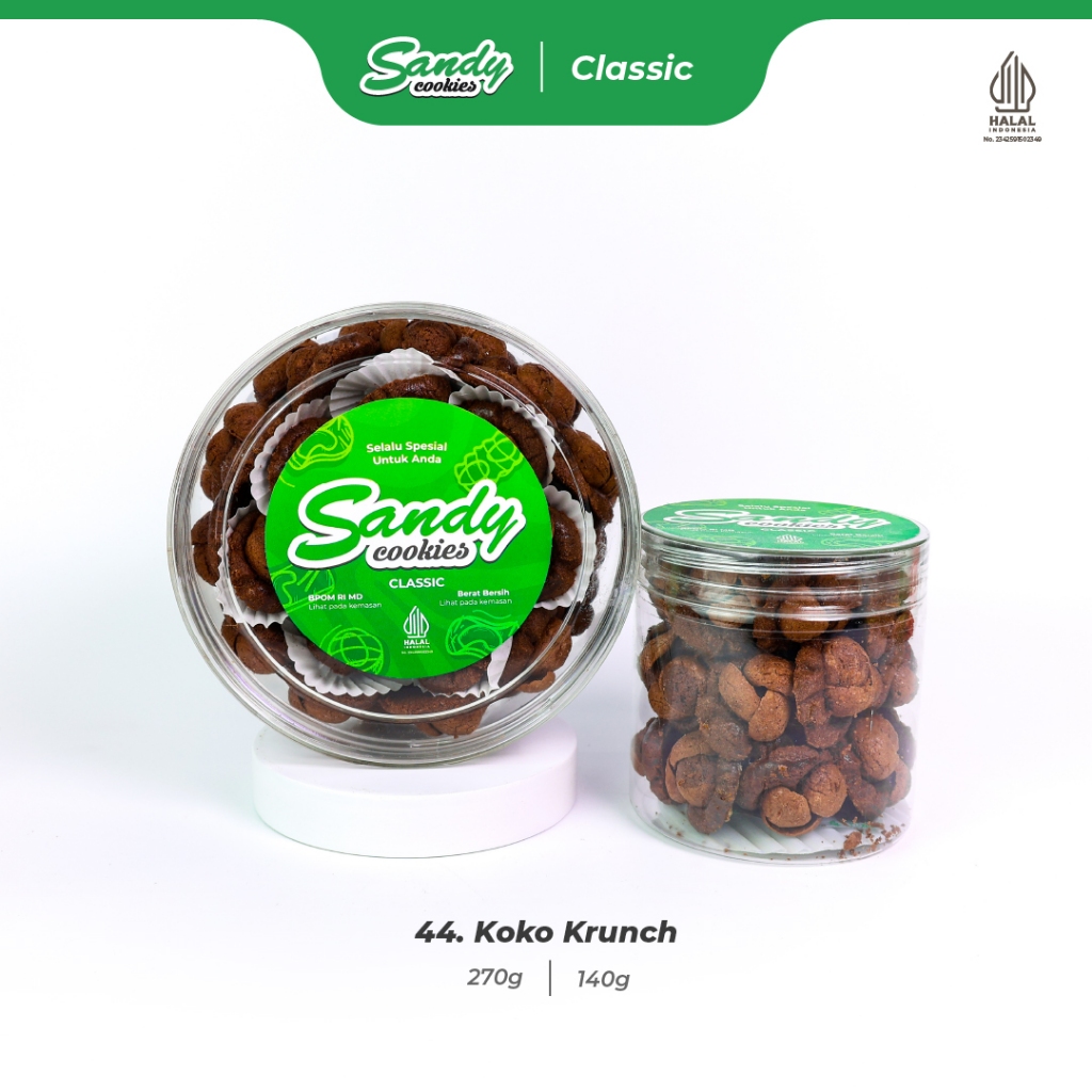44. Koko Krunch - Kue Kering Sandy Cookies Classic