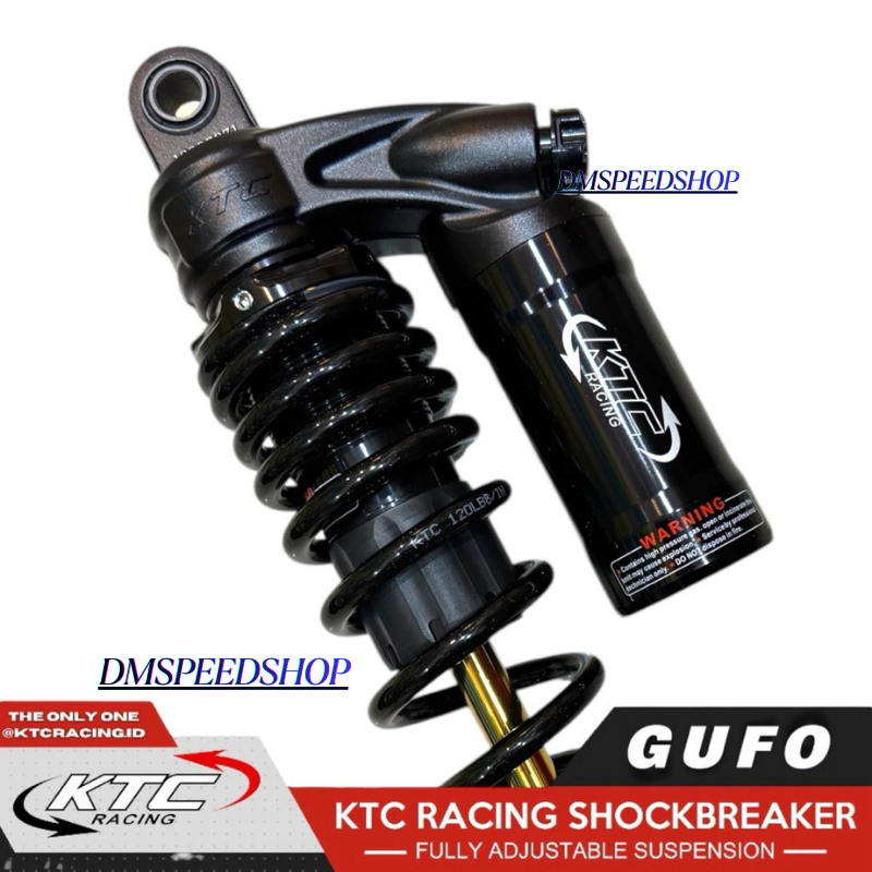 SHOCK KTC GUFO RACING 280 320 340 RXKING W175 BEBEK SUPRA JUPITER FIZR REVO FIT CB TIGER BELAKANG