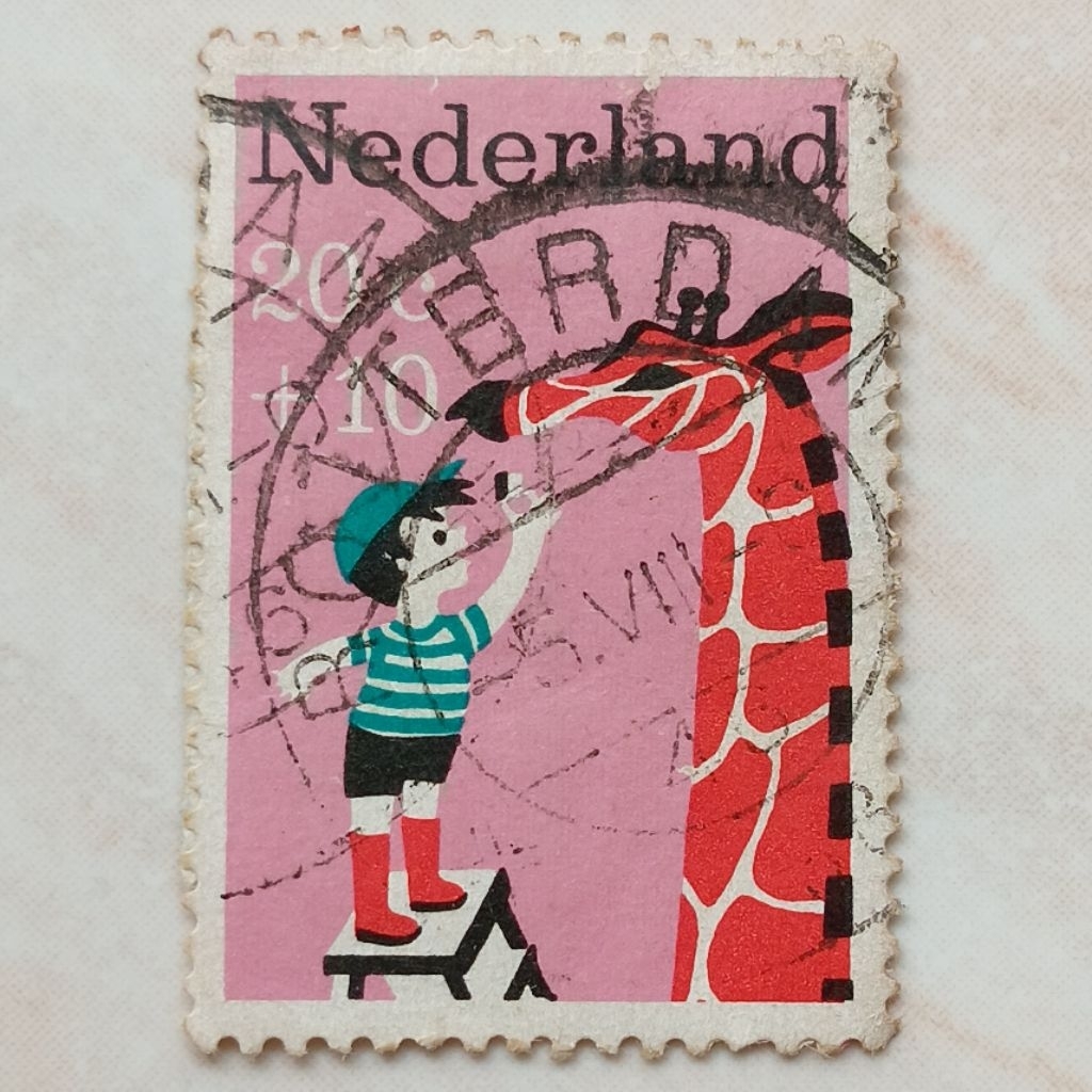 Perangko Prangko Kuno Belanda Nederland 1967 Seri Children Stamps - YN2998