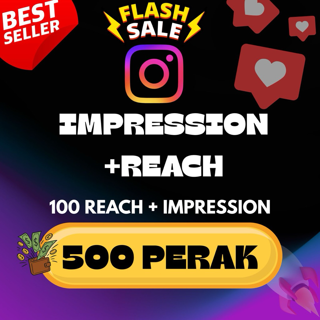 Reach + Impression Instagram Platinum High Quality Permanen
