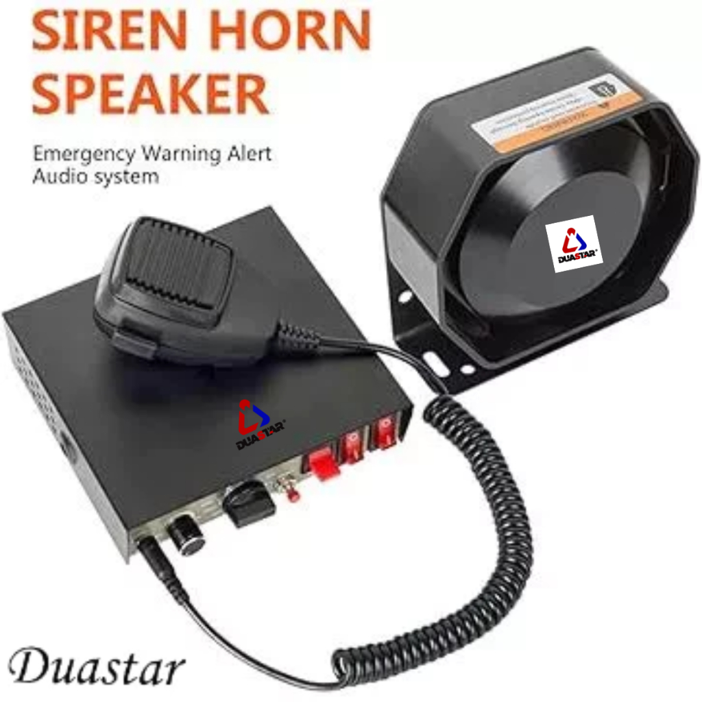 TOA SPEAKER SLIM + SIRENE, Klakson Alarm Amplli Toa  Sirine  Modul Sirine Patwal, Klakson Sirine, Ro