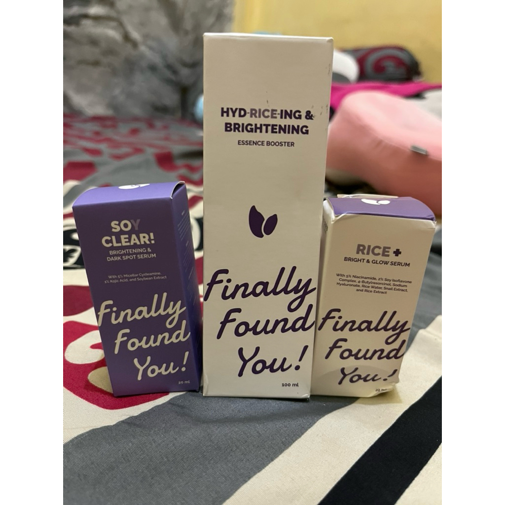 NEW SERUM,MOISTURIZER DAN TONER FINNALY FOUND YOU