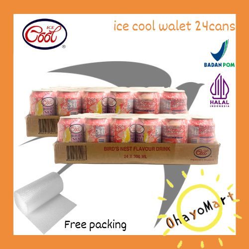 Ice cool bird nest / Ice cool walet kaleng minuman sarang burung 24pcs