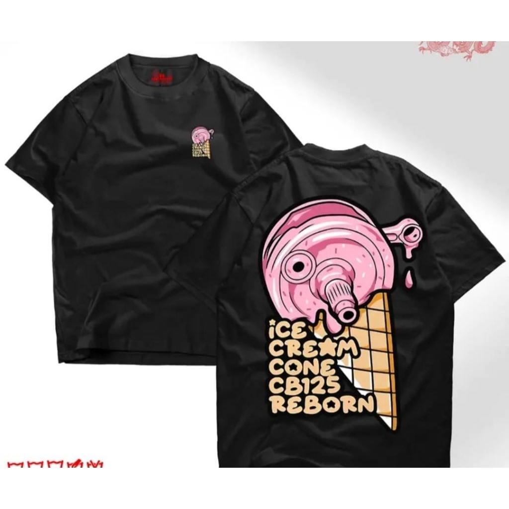 KAOS DISTRO PRIA PREMIUM II ICE CREAM CONE