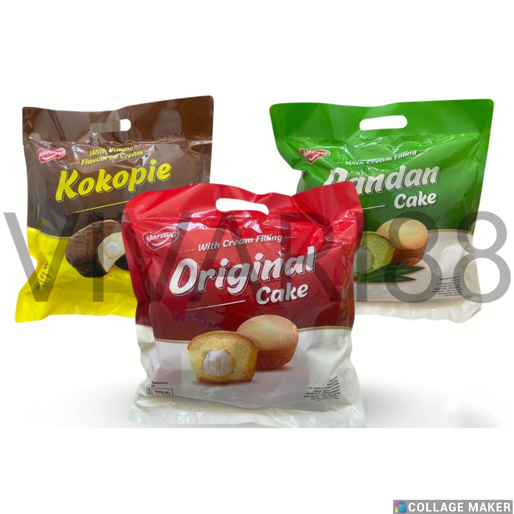 Naraya Mini Muffin Cake 160g Original Pandan Kokopie
