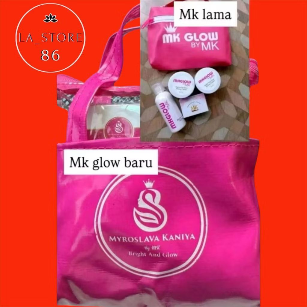 KEMASAN BARU mkglow skincare MK glow ORI BPOM