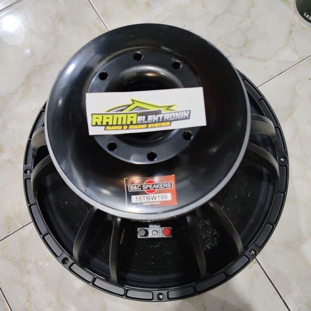 SPEAKER B&C BNC 18 TBW 100 GREAD A MAHNET CEMBUNG BNC 18TBW100 18 TBW100 subwoofer 18