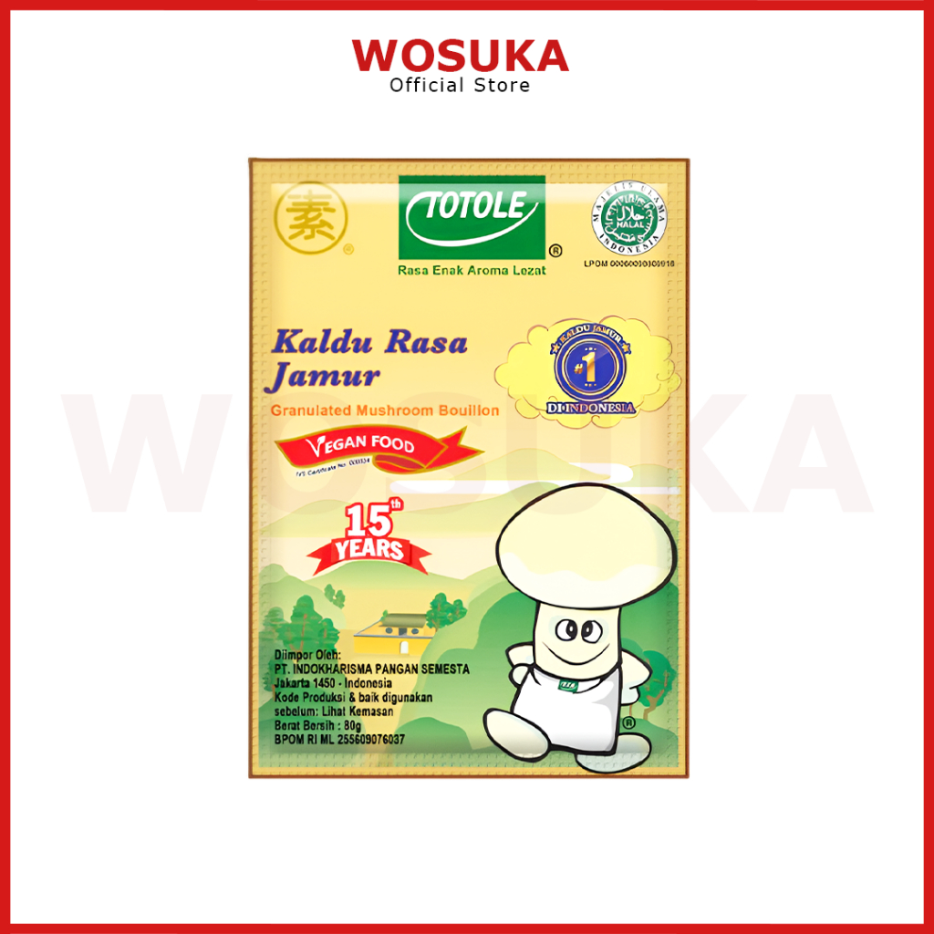 TOTOLE Kaldu Jamur 80 gram | TOTOLE Kaldu Rasa Jamur 80 gr | TOTOLE Mushroom Bouillon 80gr