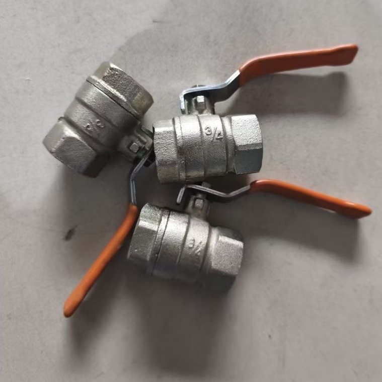 Ball valve besi krom/stop kran /kran kompresor 3/4 inch