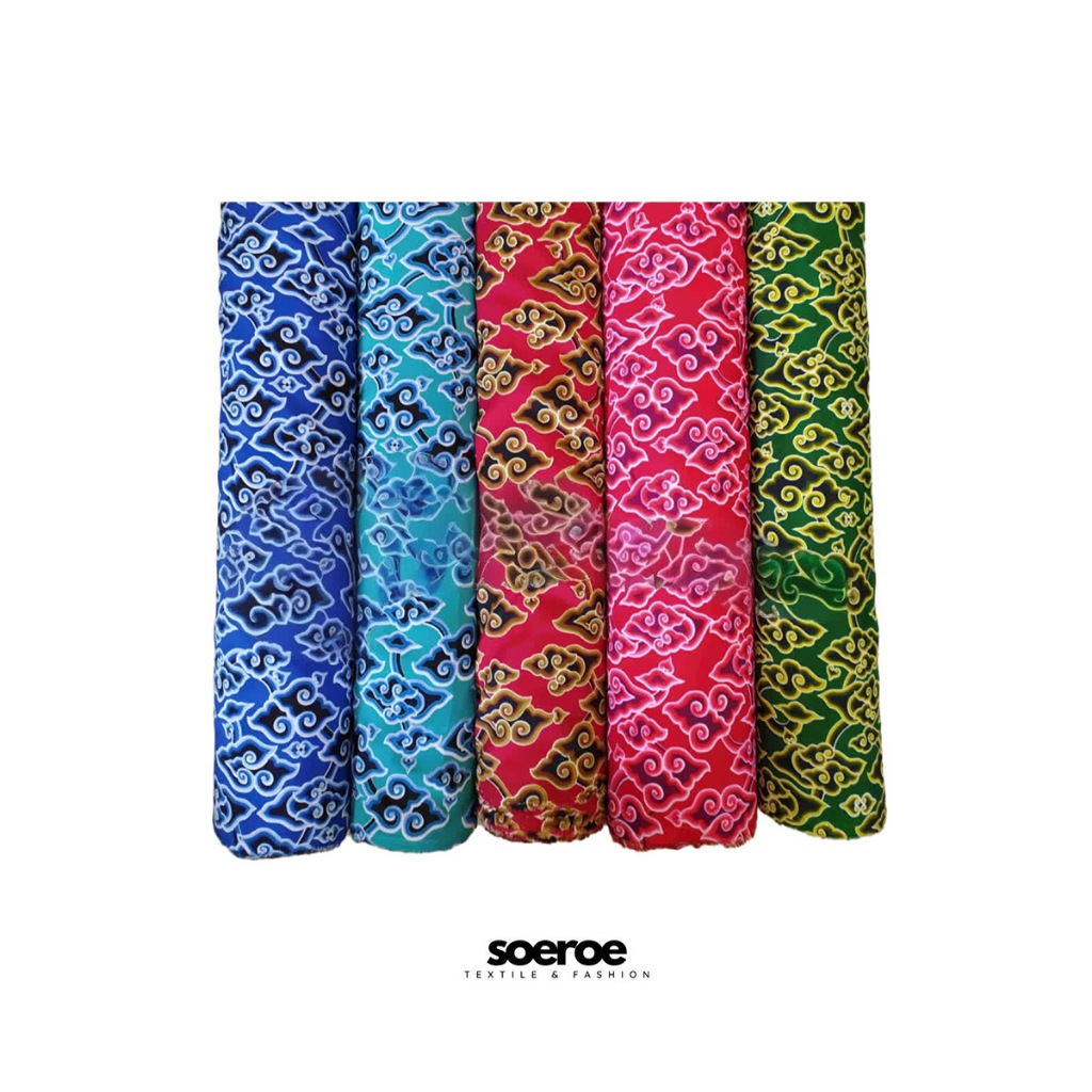 Kain Batik Mega Mendung Cirebon Meteran Premium Motif Elegan
