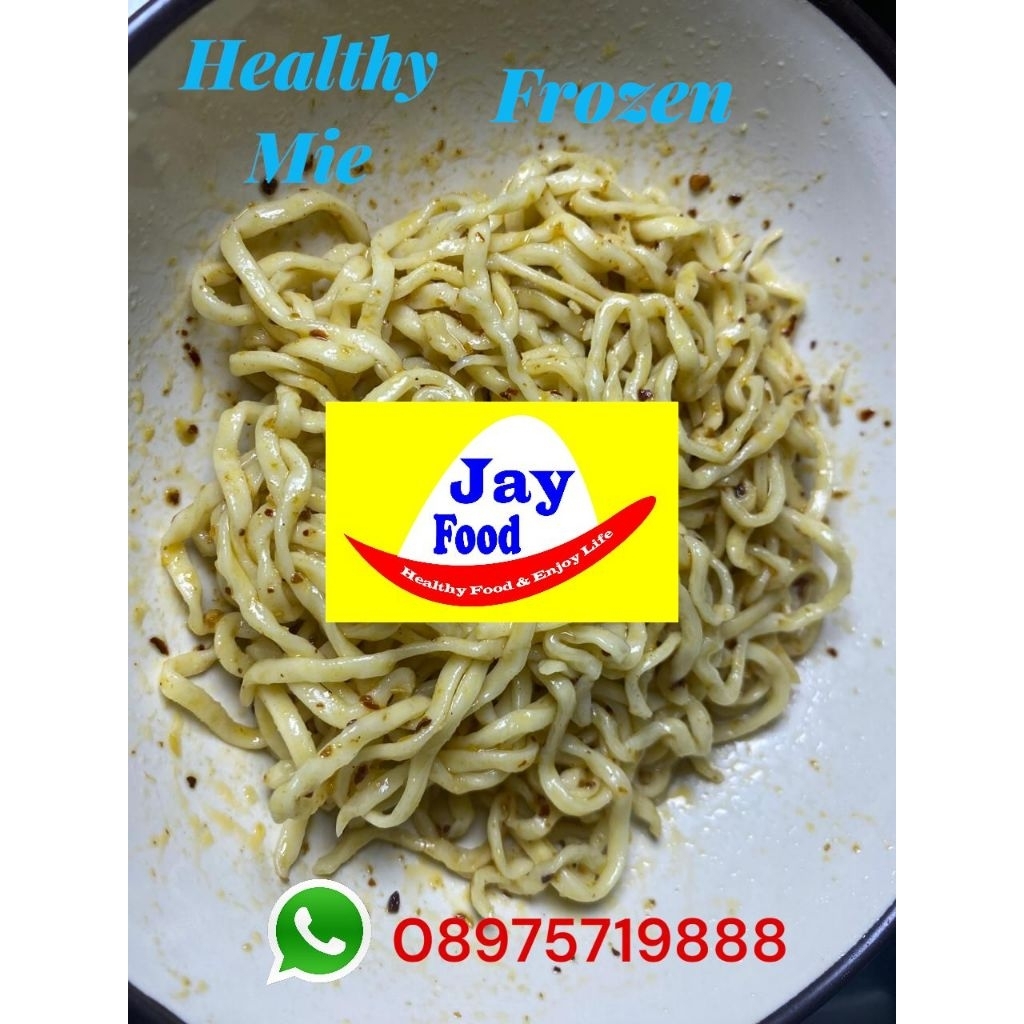 Mie Mentah Instan Sehat Healthy Food Siap Masak Full Telur + Bumbu + Chili Oil & Susu Sapi Murni Ind