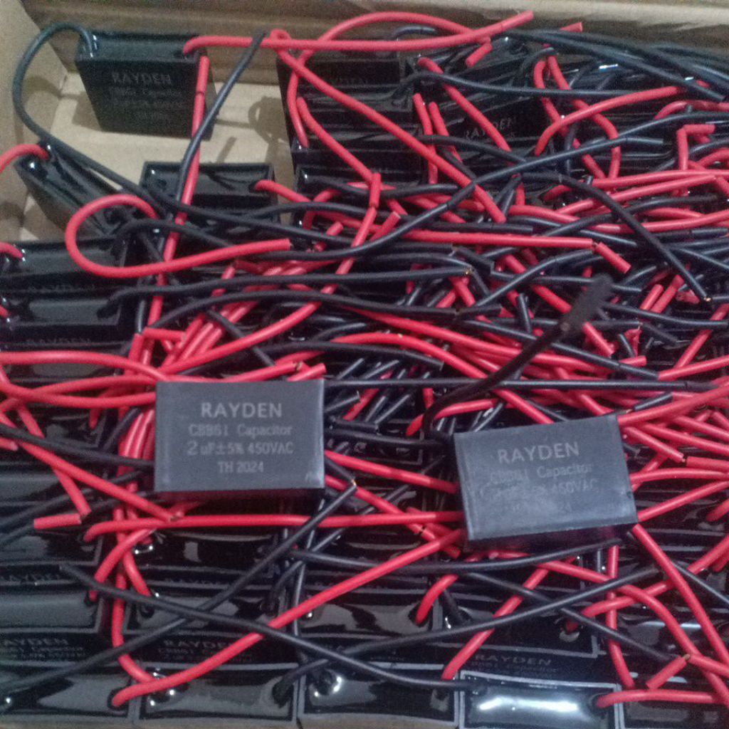 Kapasitor kipas angin CBB61 1,5UF 2,5UF 3UF