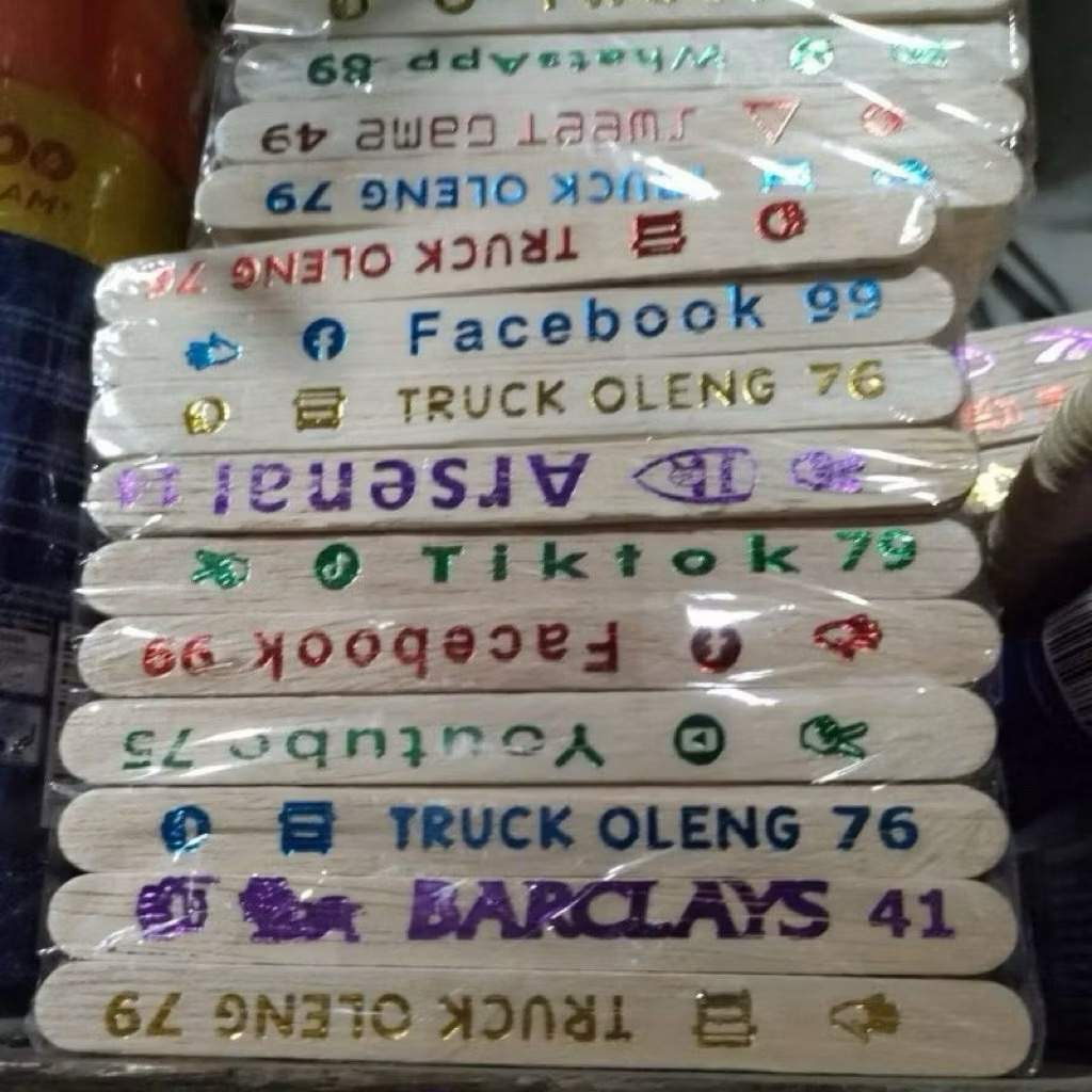 Mainan Stik Kayu Stick Es Cream Gagang Eskrim Edukasi DIY Polos Sablon