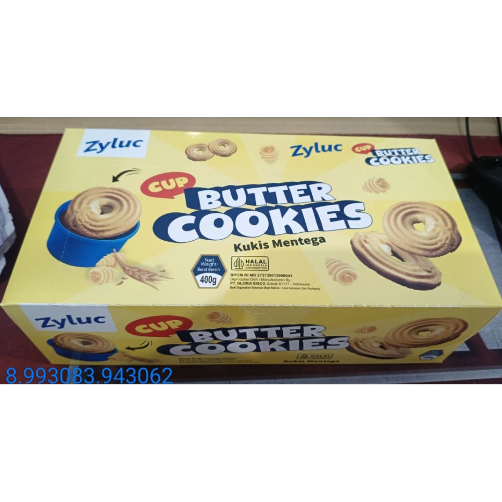 Biskitop butter cookies cup