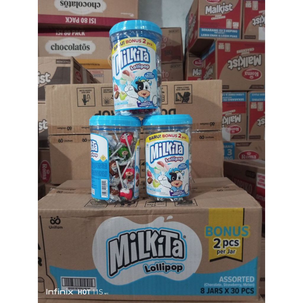 Milkita toples permen milkita