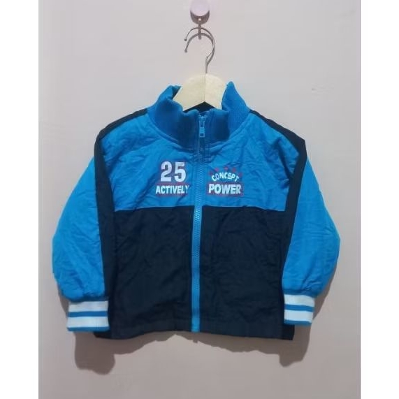 Jaket Biru Tebal 1 2 Tahun Anak Laki Laki