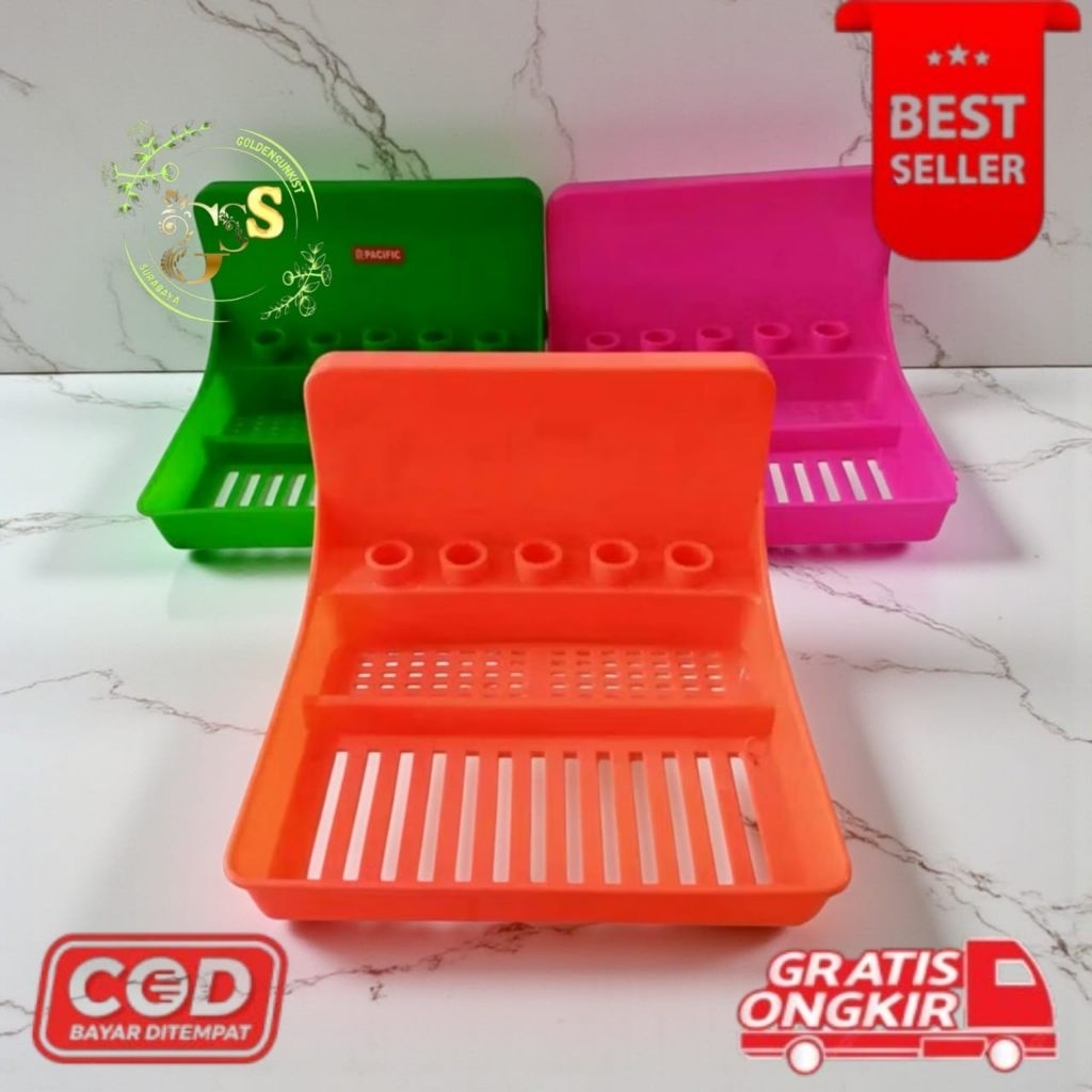[GS] Tempat Sabun dinding tempel Susun Wadah Sabun Kamar Mandi