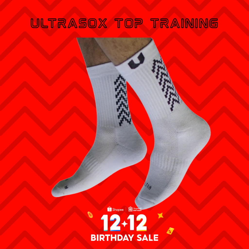 NSC Kaos Kaki Sepak Bola Futsal Pendek Putih Original