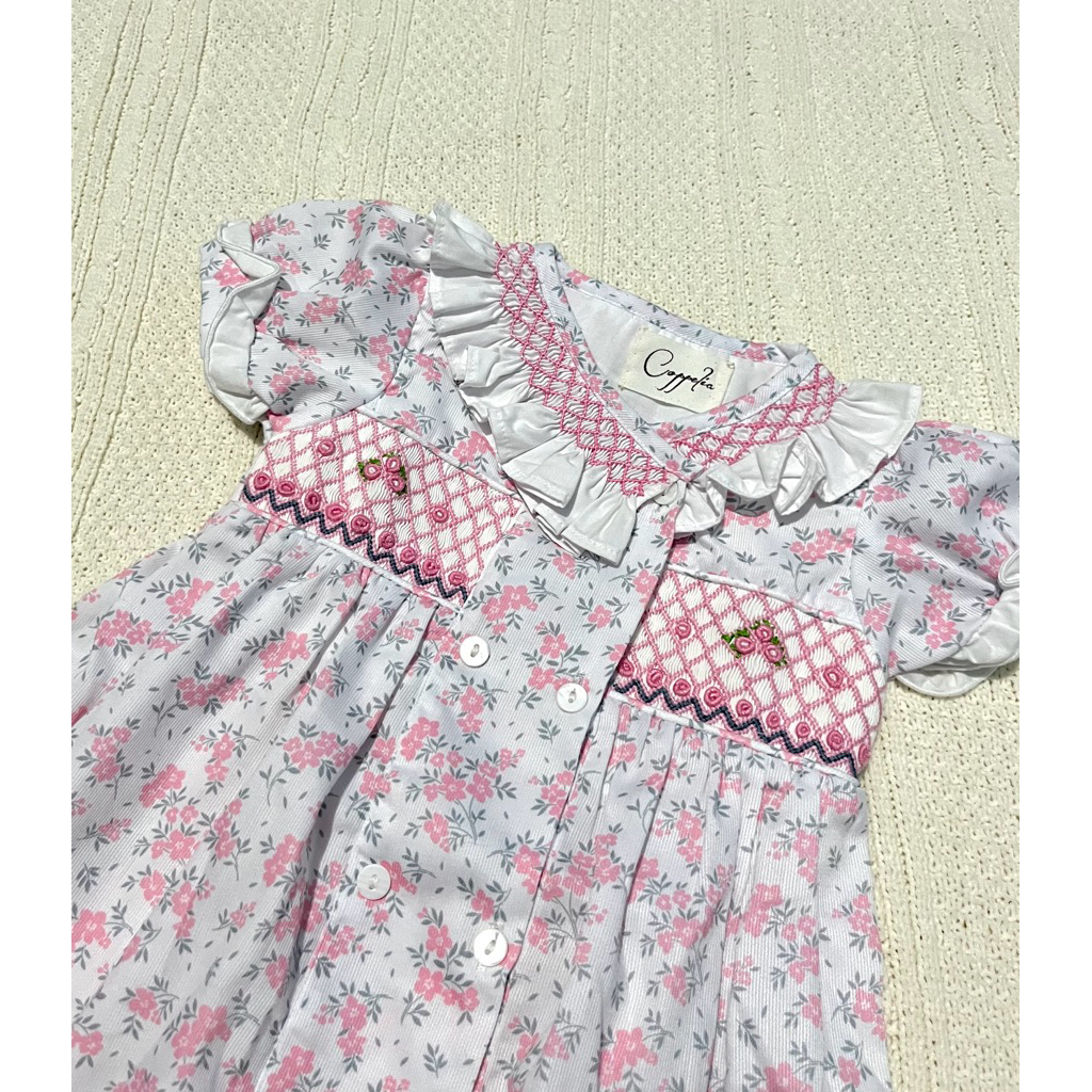 Smocked dress coppelia size 18 m