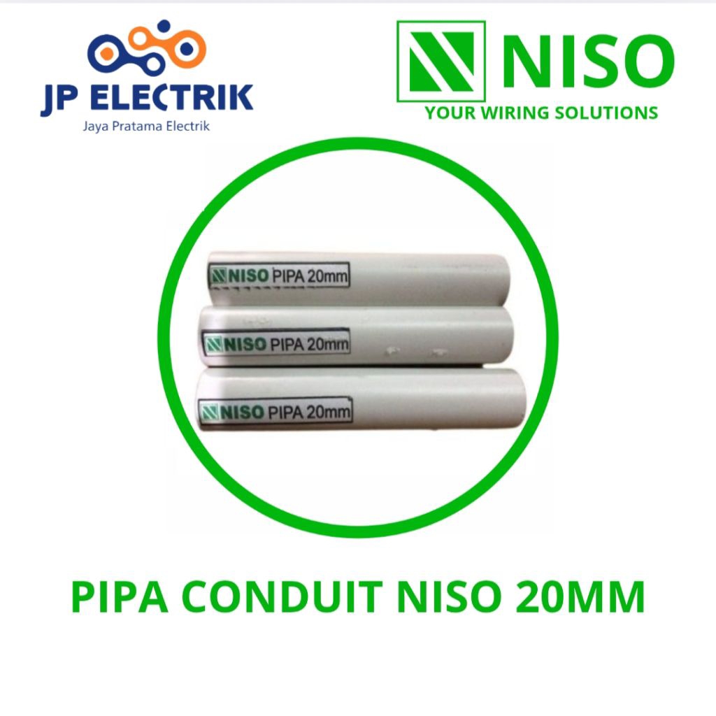 Pipa Conduit Niso 20mm Putih