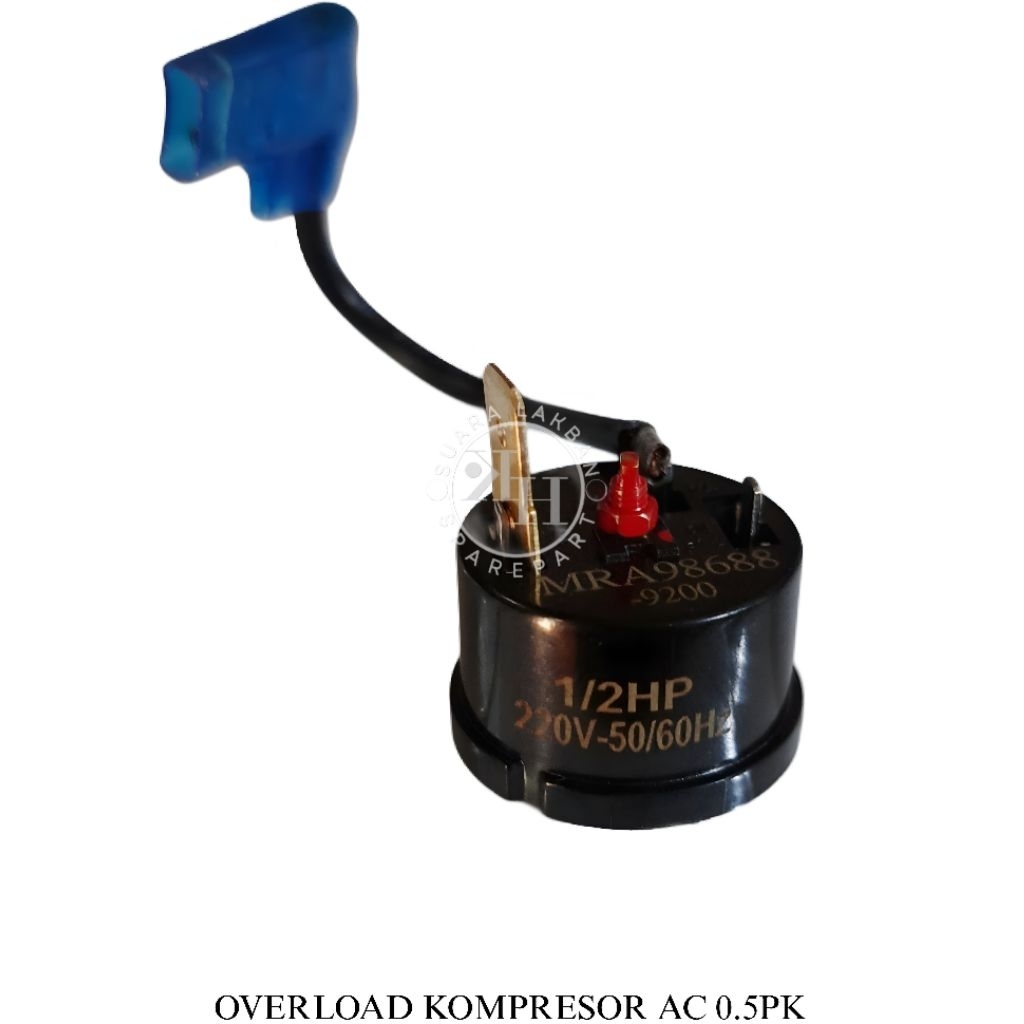 OVERLOAD KOMPRESOR AC SETENGAH PK 0.5PK