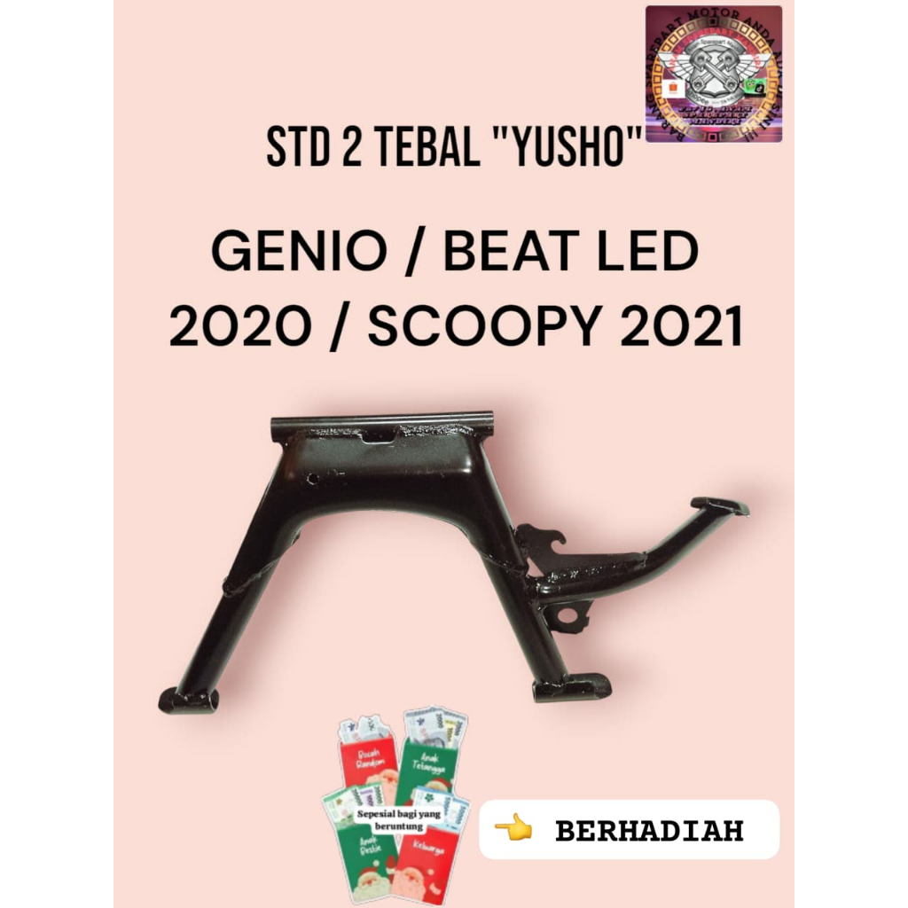 STANDAR 2 TEBAL GENIO/BEAT LED 2020/SCOOPY 2021"YUSHO"