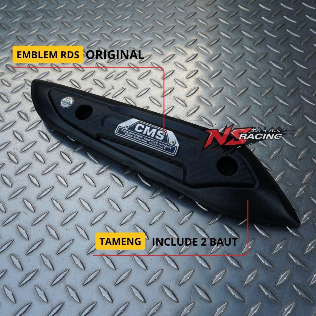 Tameng Knalpot TZM Cover Knalpot Beat FI Beat Karbu Scoopy Mio Vario Genio