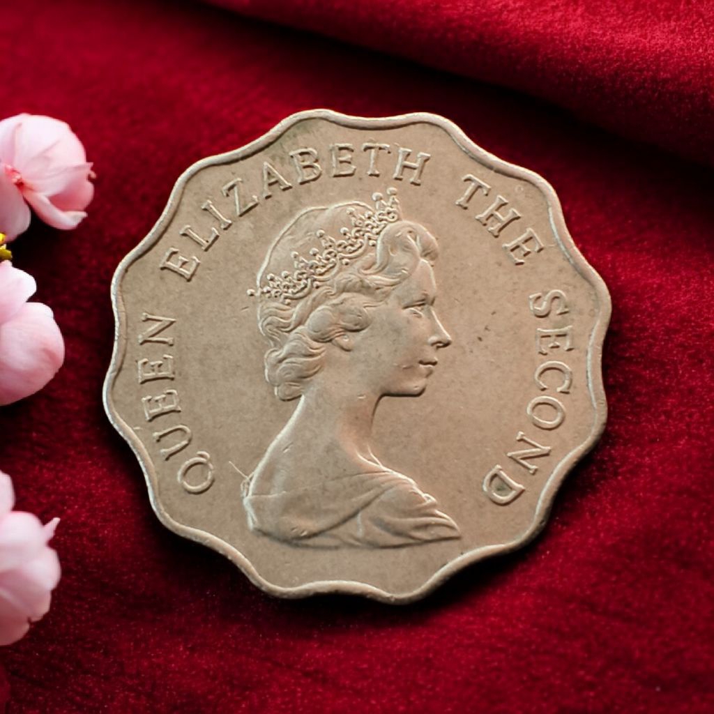 Koin asing Hongkong 2  Dollar 1975