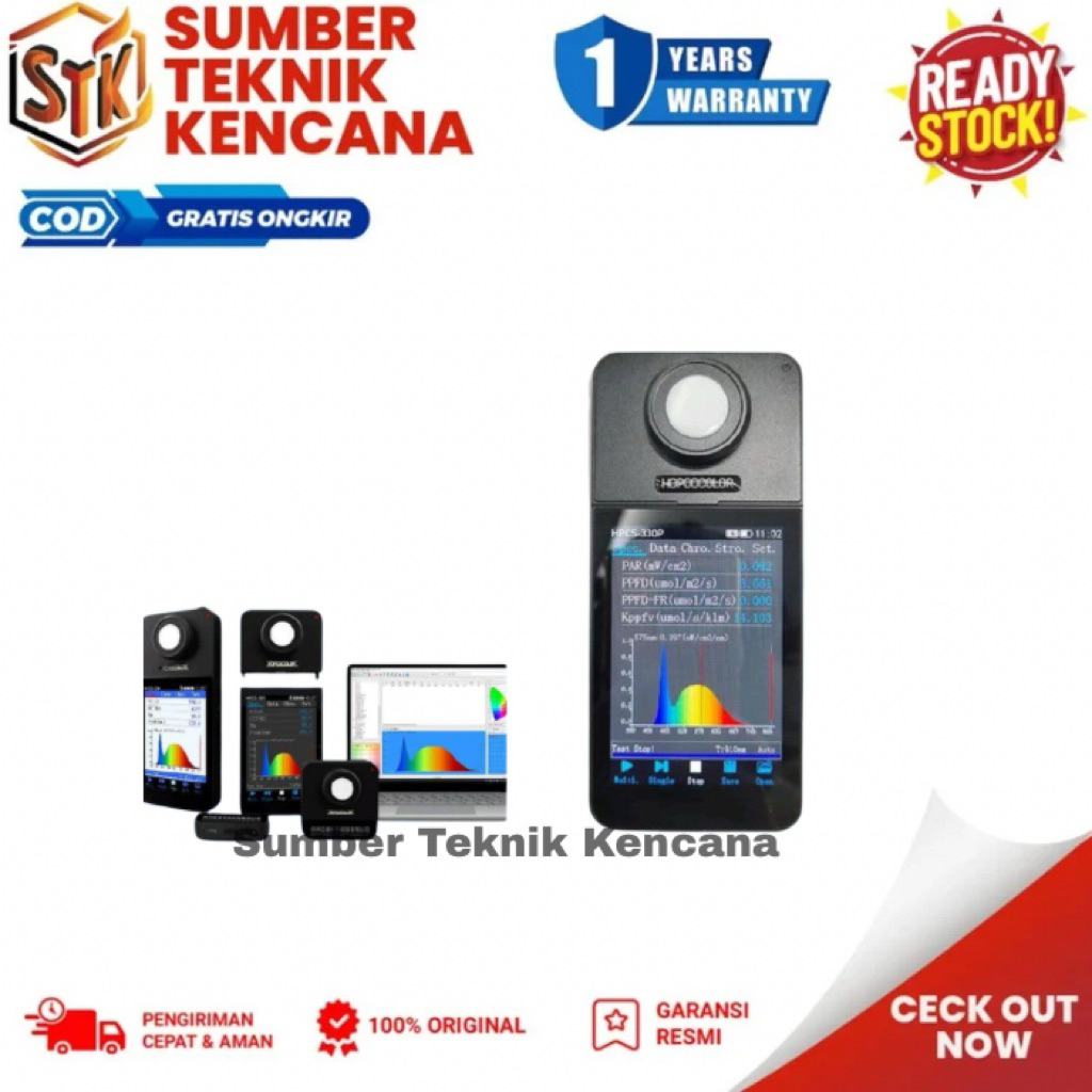 LUX Light Meter Spectrum Measurement Led Spectrum Analyzer CCT CRI Spectrometer HPCS-330