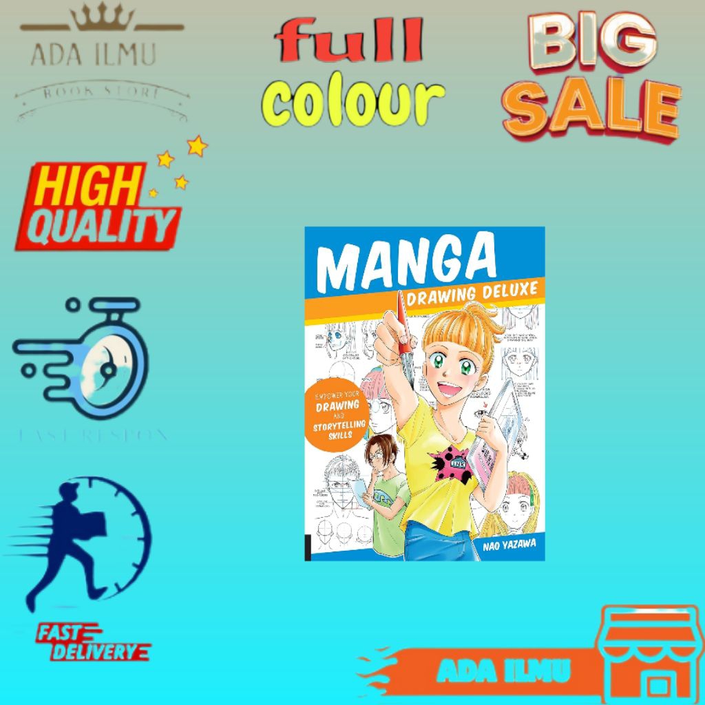 Buku Belajar Menggambar Bahasa Jepang, Manga Drawing Duluxe
