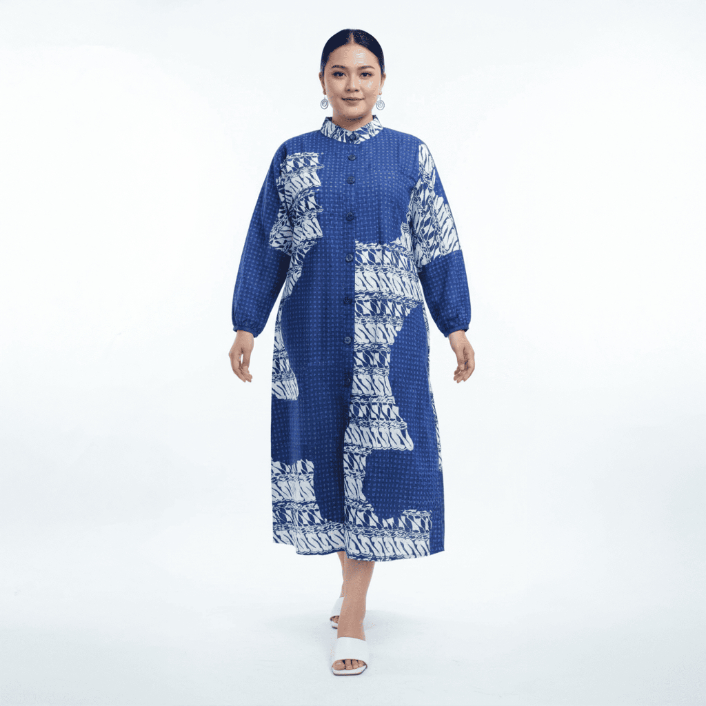 tunik batik jumbo formal dress batik jumbo pesta limited