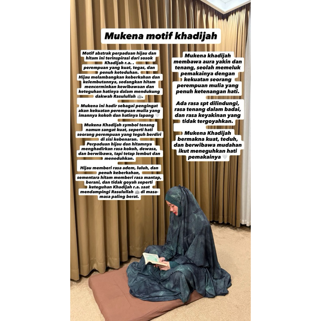 MUKENA ICAIMA KHADIJAH IMA/ICA PO READY JANUARI/FEBRUARI