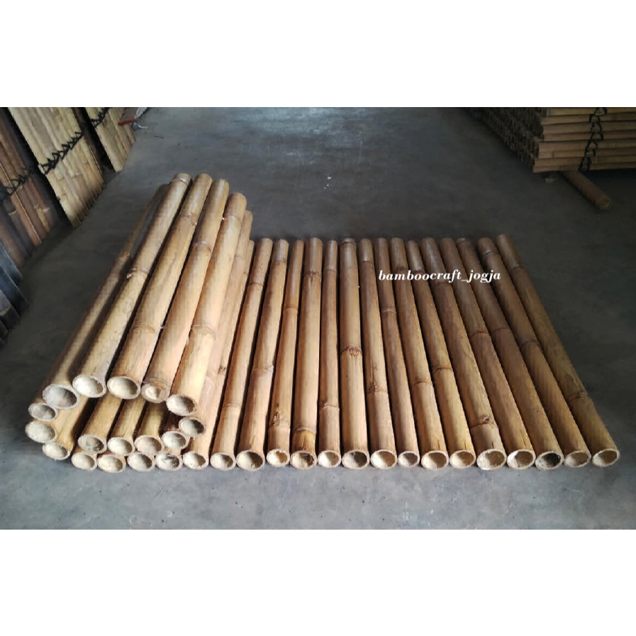 pagar  bambu apus belah gulung 100 x 200 cm