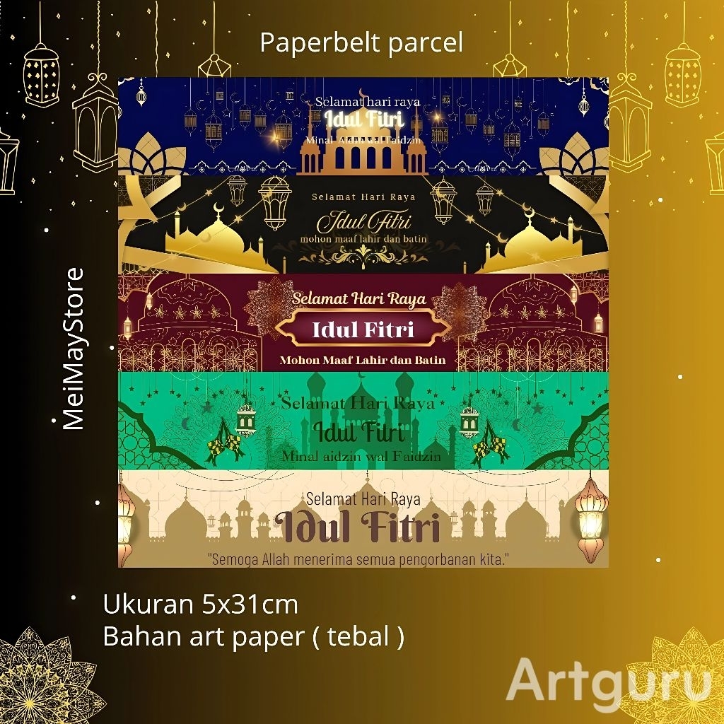 paperbelt parcel lebaran idul Fitri /souvenir parcel idul Fitri / pita parcel lebaran idul Fitri / h