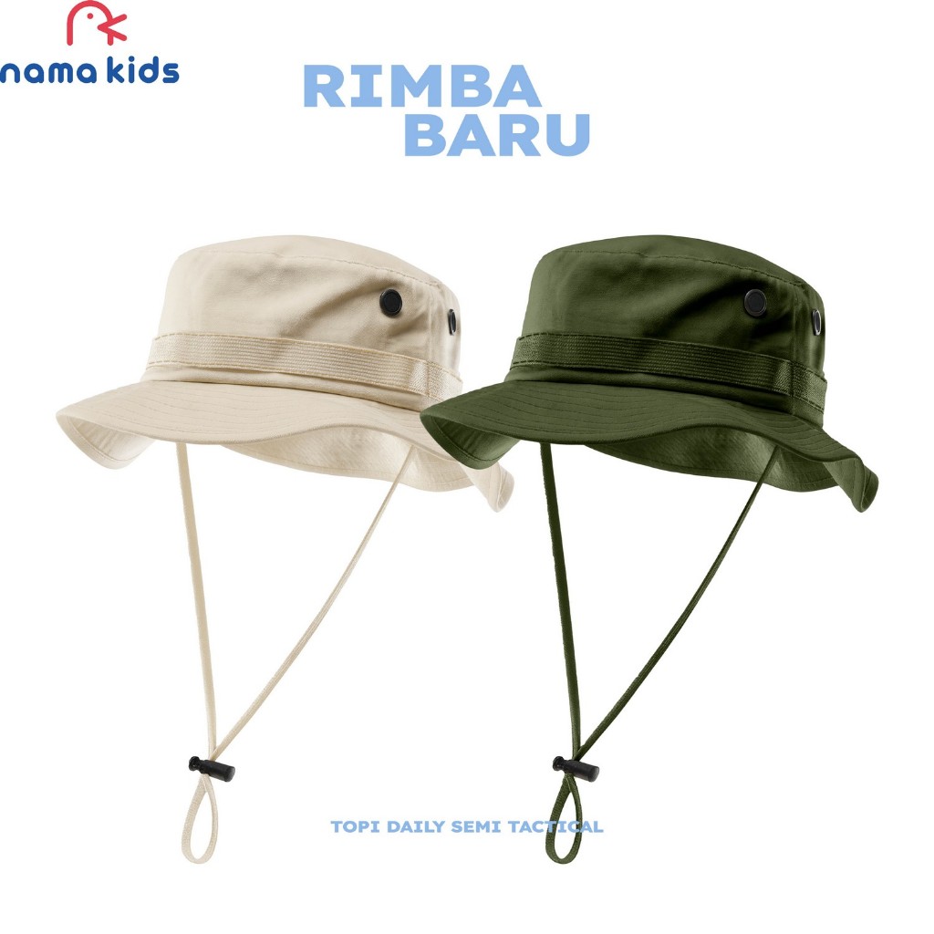 Topi Rimba Dewasa Premium Topi Outdoor Topi Lapangan Topi Rimba Ripstok ribstok rimba polos hiking t