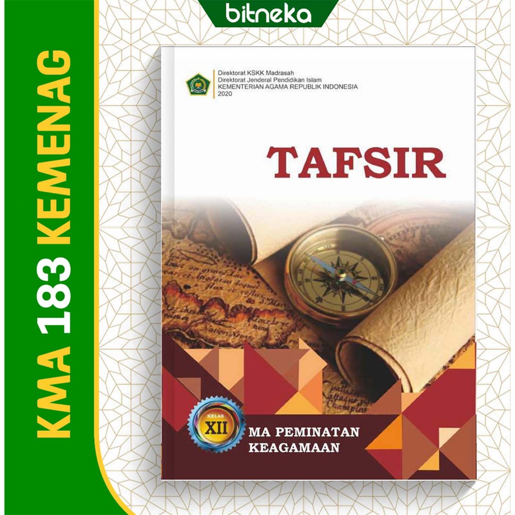 Buku Siswa Tafsir Peminatan Keagamaan Kelas 12 MA KEMENAG KMA 183