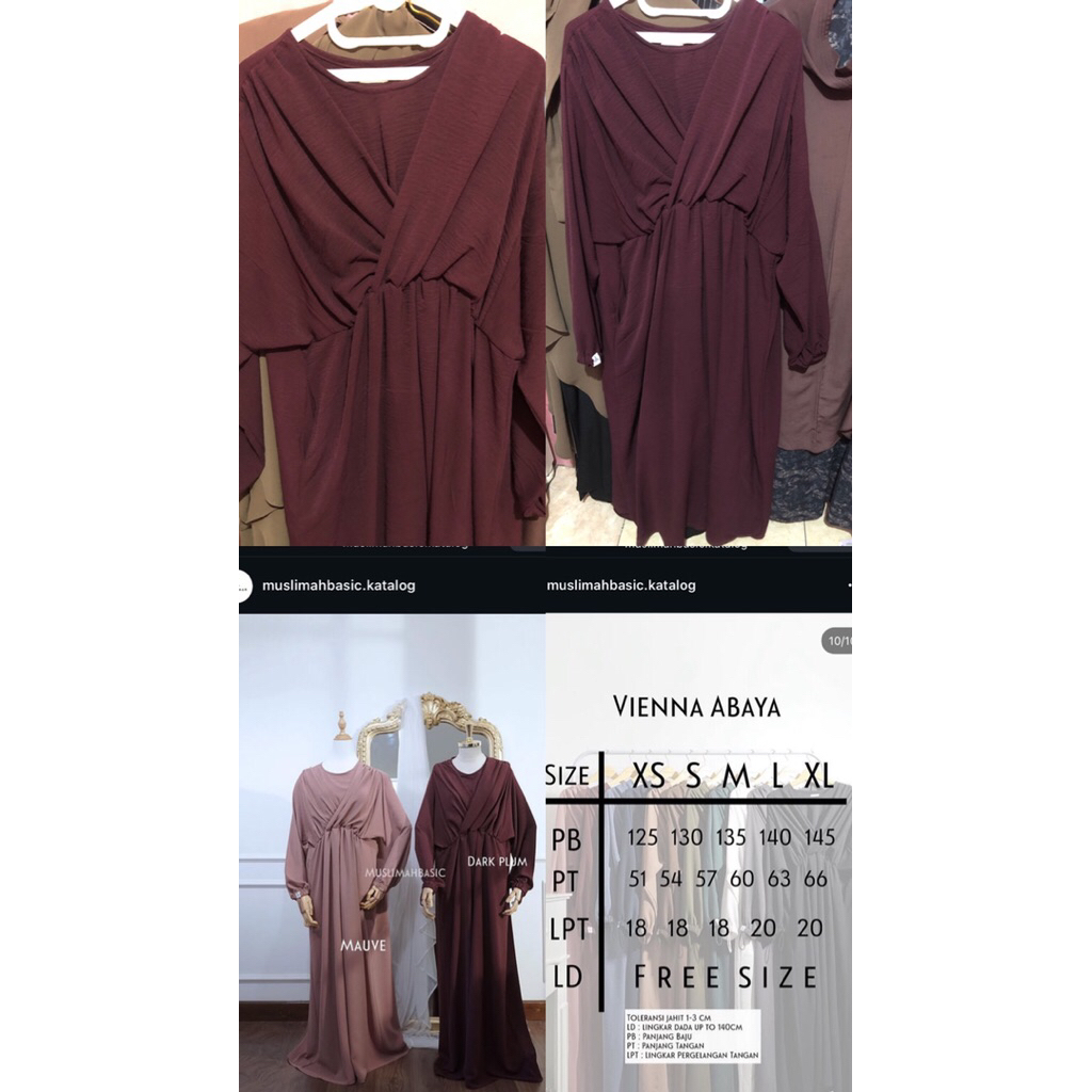 Preloved Vienna Abaya Muslimah Basic