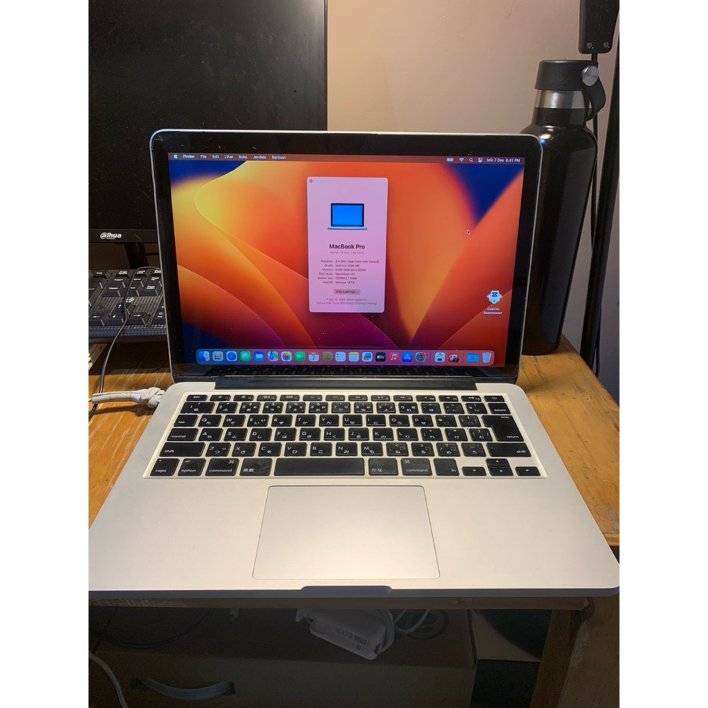 Macbook Pro Retina Late 2013 8/128gb murah bukan touchbar