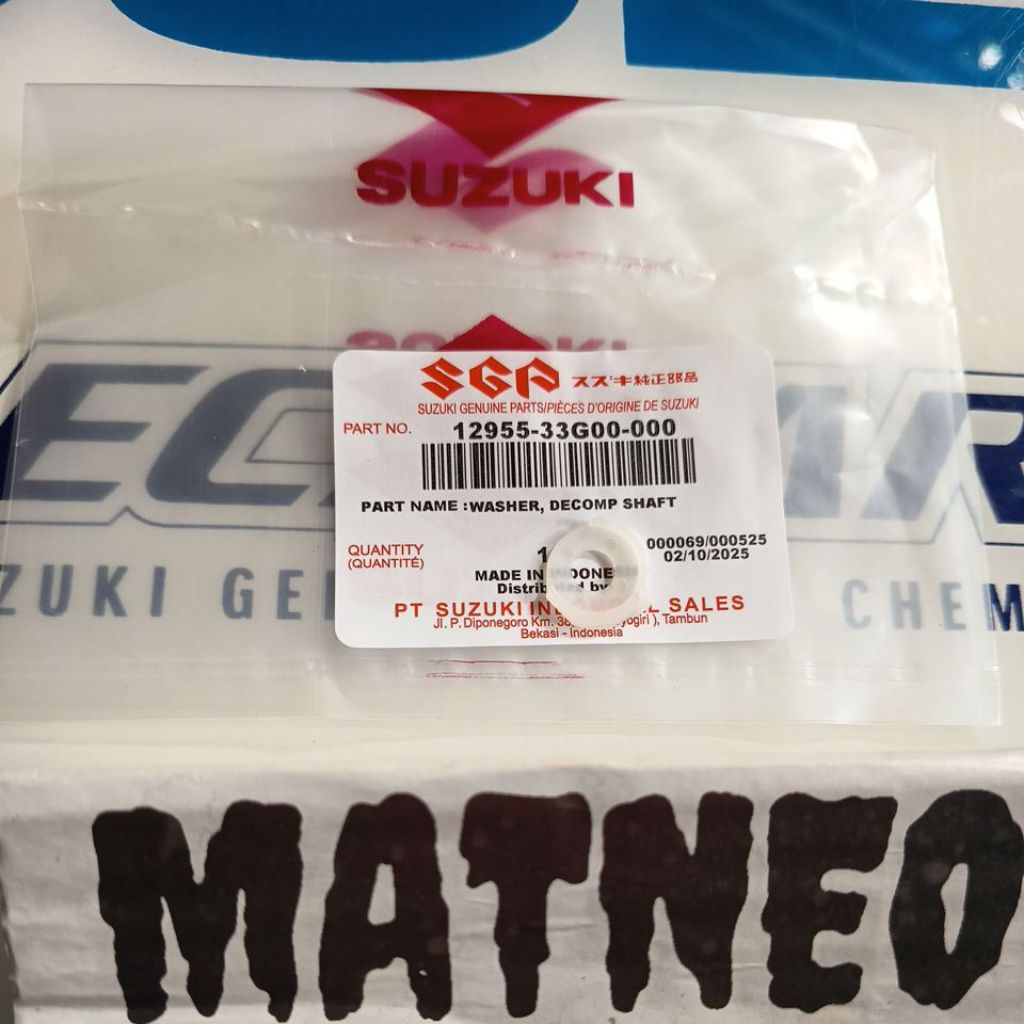 RING PLASTIK OTOMATIS NOKEN AS SPIN SKYWAVE SKYDRIVE HAYATE NEXT LETS NEX ORISINIL SGP 12955-33G00-0