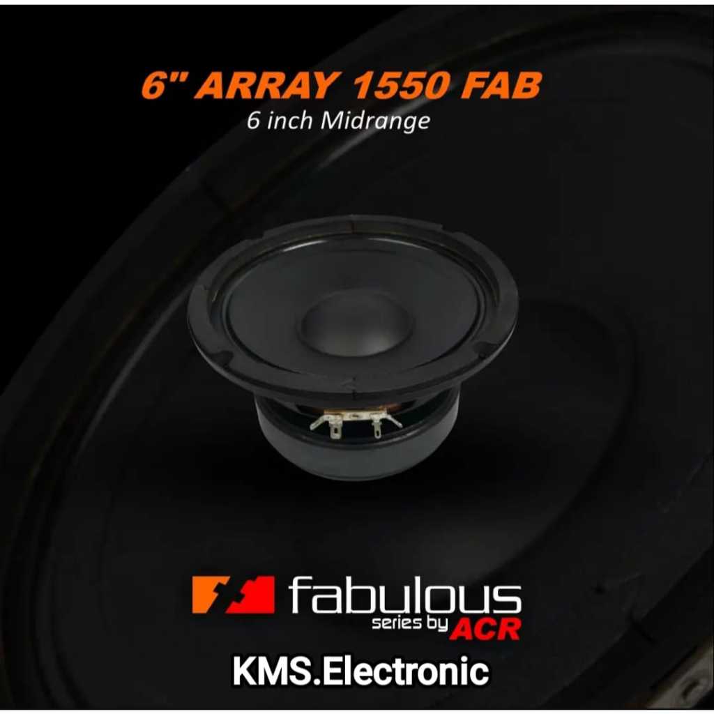 Speaker 6" ACR Fabulous 1550 M Coil 2" Karakter Middle Balap Original Clarity
