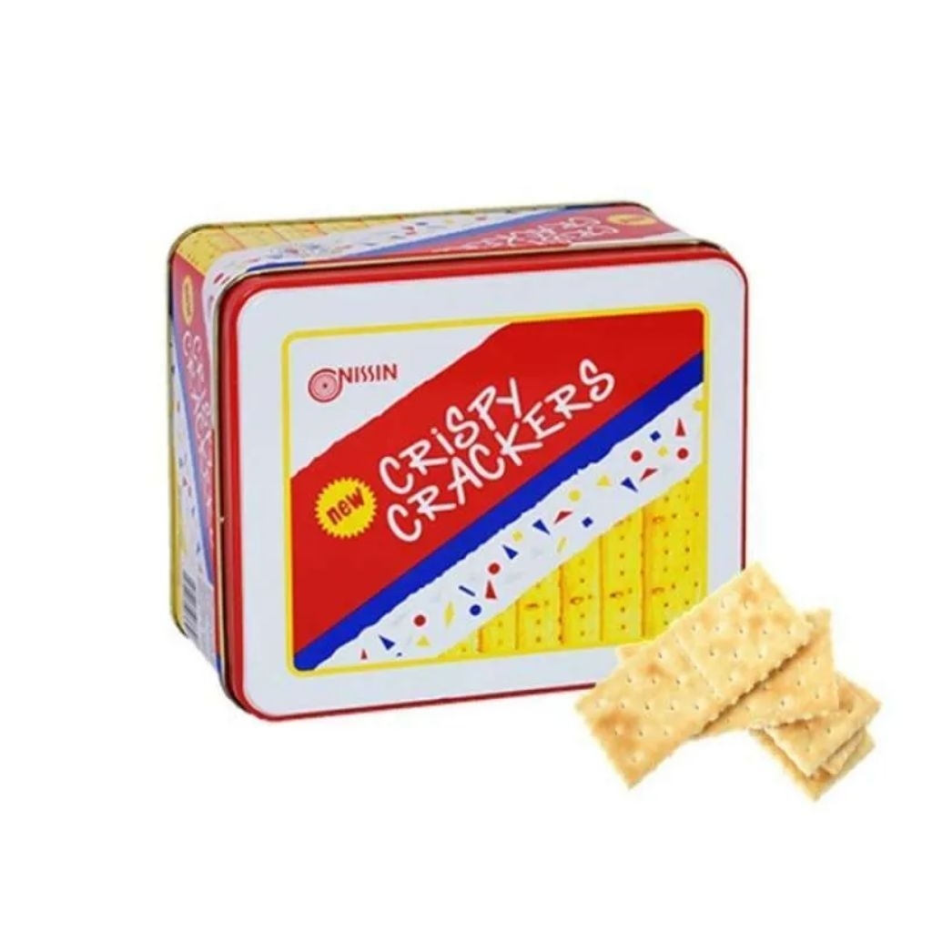 Nissin Crispy Crackers kaleng 750gr