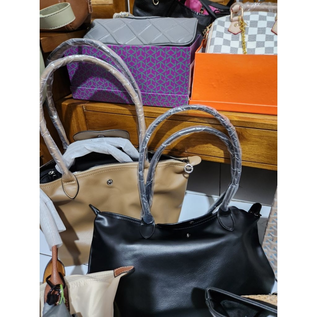 tas tote lc cuir longhandle