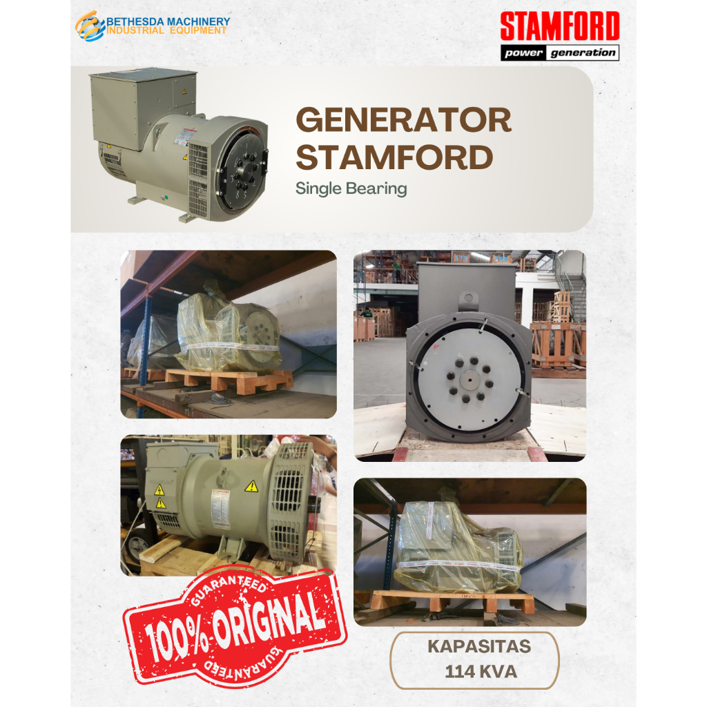 Stamford Generator 114 Kva - 380 Volt Alternator Stamford 114Kva 3 Phase
