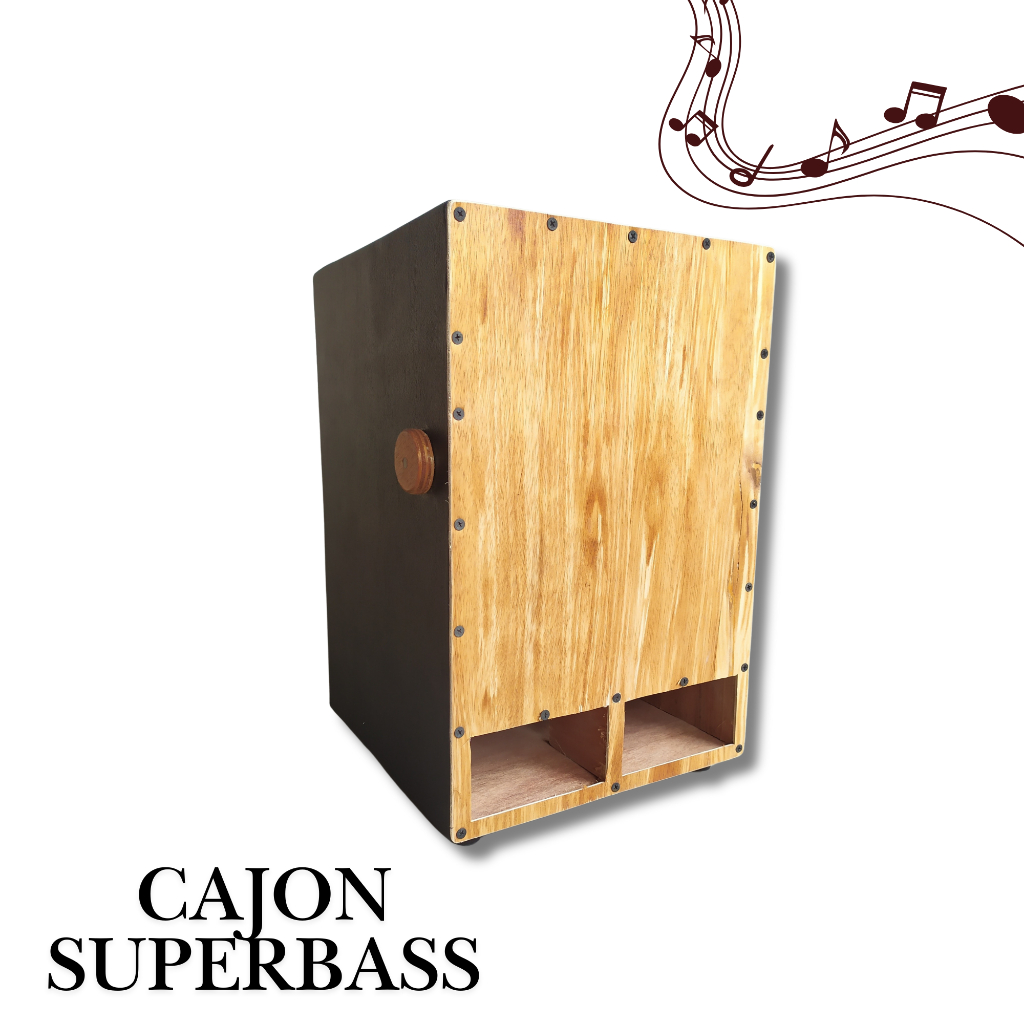 CAJON AKUSTIK SUPERBASS - ALAT MUSIK PERKUSI BESAR - CAJON PROFESIONAL