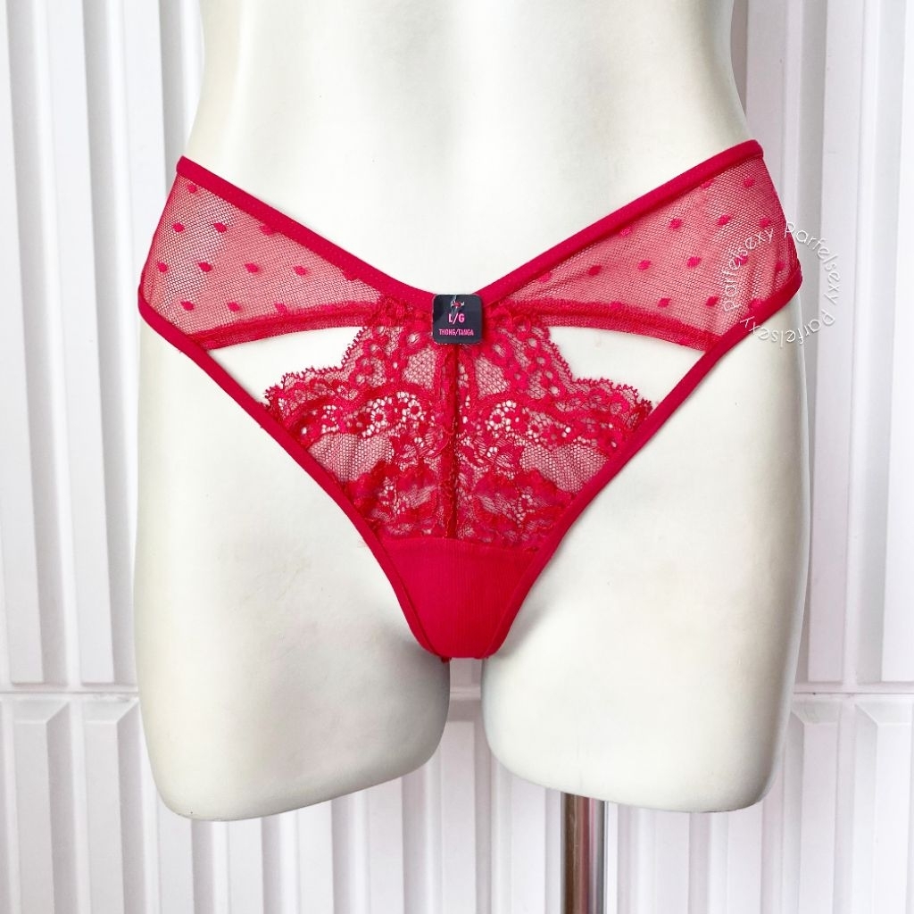 La Senza LaSenza Sexy Thong Gstring Lace Celana Dalam Wanita L 11196237
